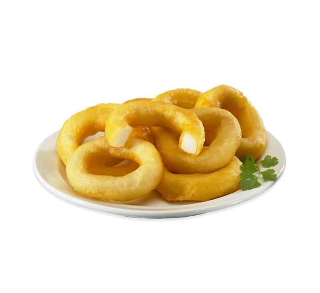anillas rebozadas sin gluten hostelería